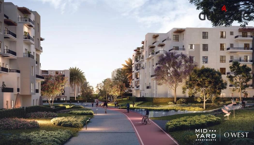 Live immediately in a fully finished apartment with a landscape view in installments in O WEST 3