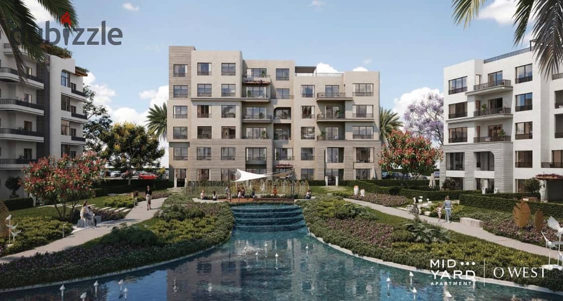 Live immediately in a fully finished apartment with a landscape view in installments in O WEST 4