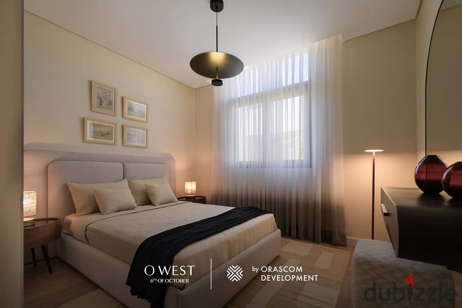 Live immediately in a fully finished apartment with a landscape view in installments in O WEST 50