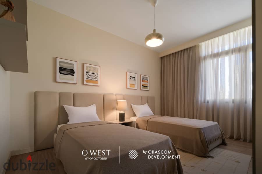 Fully finished resale apartment in a prime location within O West-Orascom Compound 8