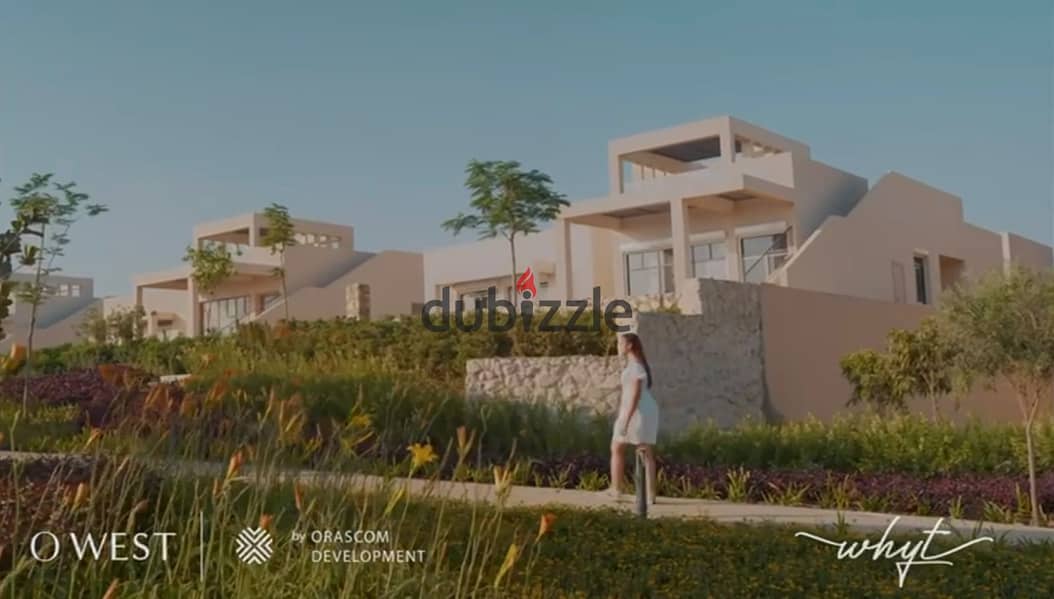 Live immediately in a fully finished apartment with a landscape view and a garden, in installments, in O West 33