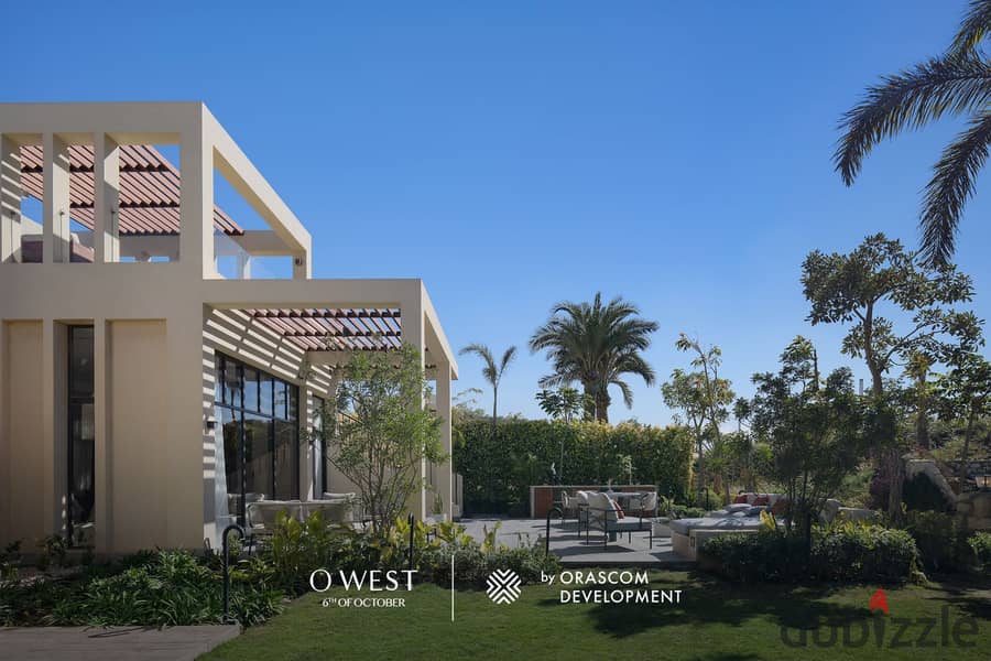 Live immediately in a fully finished apartment with a landscape view and a garden, in installments, in O West 37