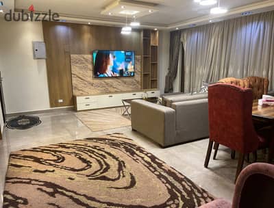 fully furnished ground floor apartment with garden for rent in elKhamayel compound Elsheikh Zayed