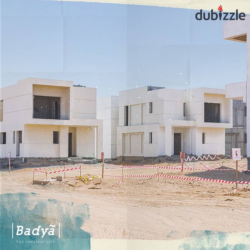 فيلا تاون هاوس 2م دفعة كاش للبيع في بالم هيلز بادية 6 اكتوبر  - town house badya palm hills 5