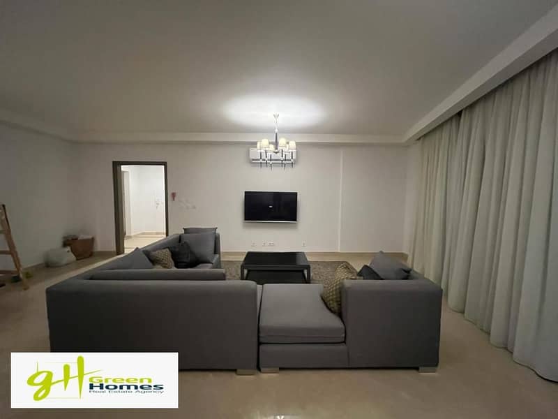 Fully Furnished view city apartment For rent 255 M In Uptown Cairo 2