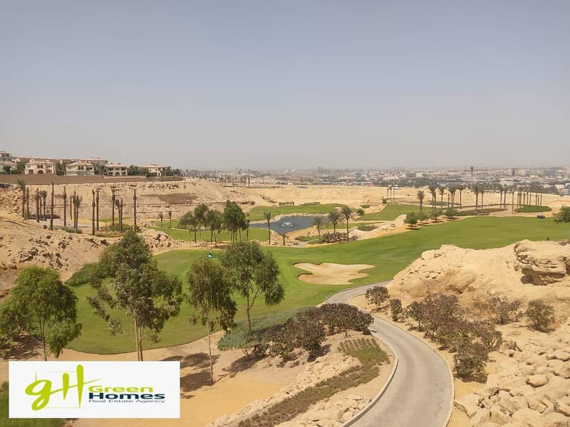 standalone Fully Furnished golf view For sale 460 M In Uptown Cairo 1