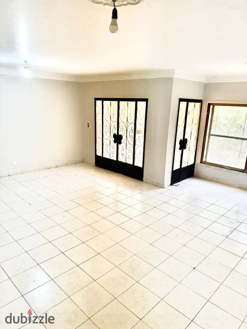 Ground floor apartment with garden for sale in El Rehab, near the club, mall and market  With private entrance 1