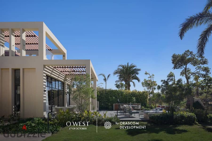 Own your fully finished apartment RTM in O West by Orascom with the lowest price and longest payment plan. 9