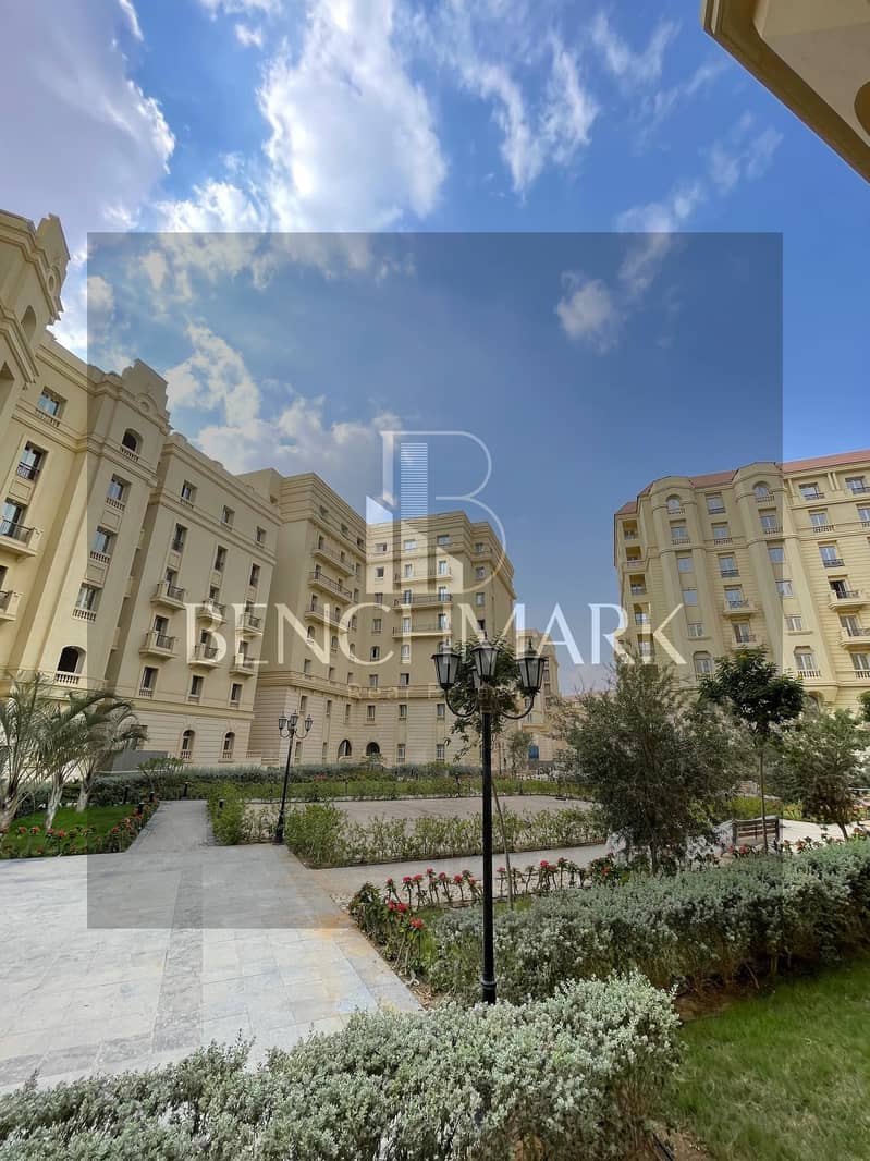 Studio apartment 75m for sale in the Administrative Capital New Cairo New Garden City Compound R5 area City Edge Company soon delivery and finished 1