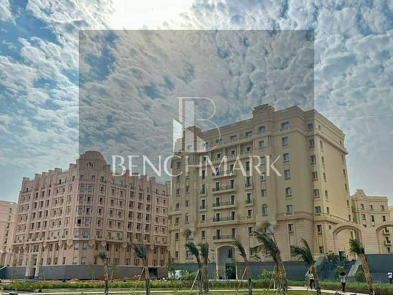 Studio apartment 75m for sale in the Administrative Capital New Cairo New Garden City Compound R5 area City Edge Company soon delivery and finished 3