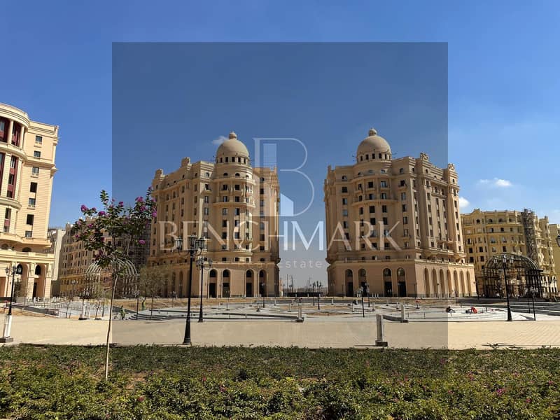 Studio apartment 75m for sale in the Administrative Capital New Cairo New Garden City Compound R5 area City Edge Company soon delivery and finished 7