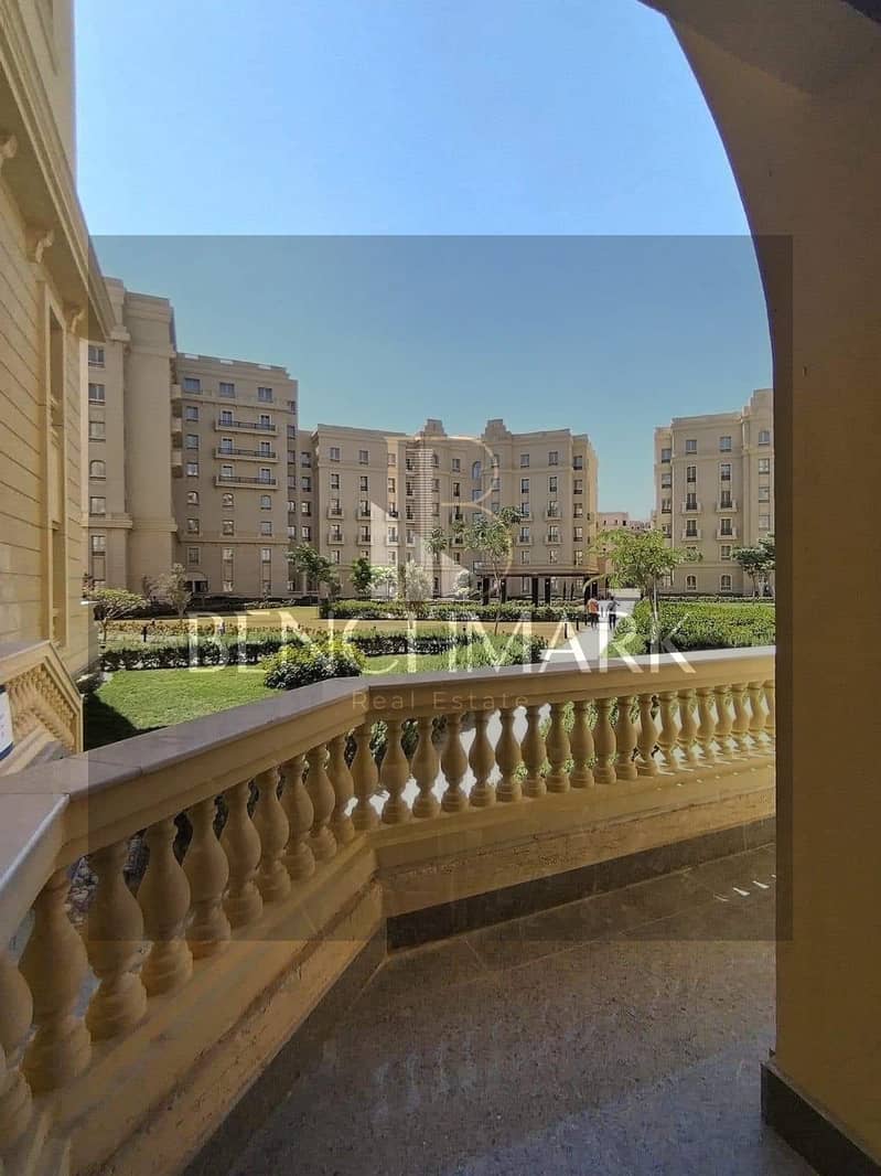 Studio apartment 75m for sale in the Administrative Capital New Cairo New Garden City Compound R5 area City Edge Company soon delivery and finished 15