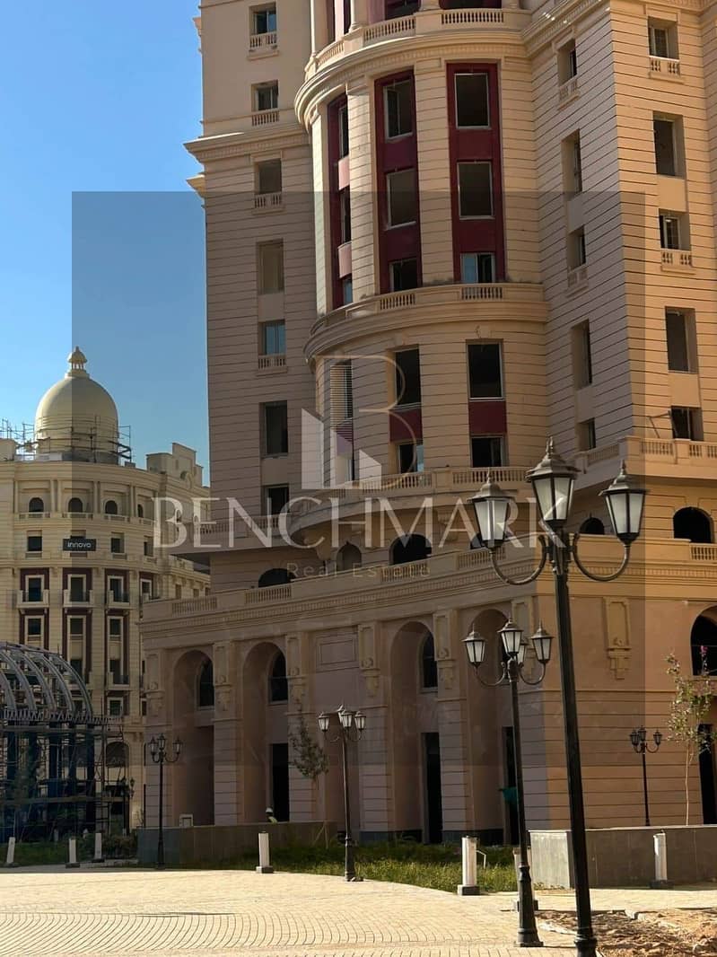 Studio apartment 75m for sale in the Administrative Capital New Cairo New Garden City Compound R5 area City Edge Company soon delivery and finished 17