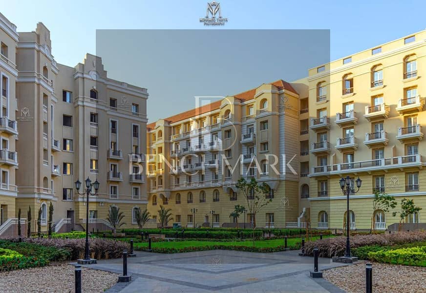 Studio apartment 75m for sale in the Administrative Capital New Cairo New Garden City Compound R5 area City Edge Company soon delivery and finished 18