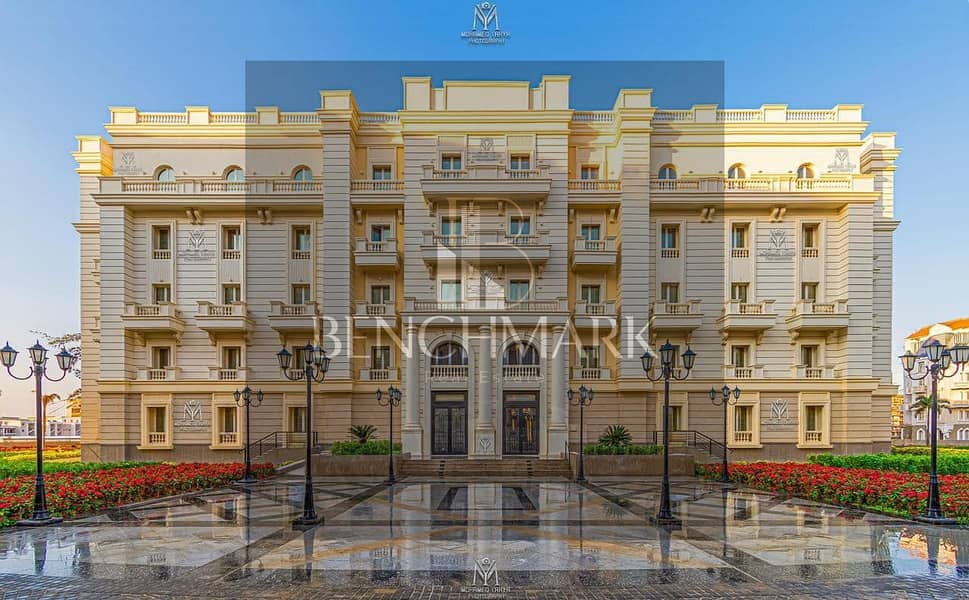 Studio apartment 75m for sale in the Administrative Capital New Cairo New Garden City Compound R5 area City Edge Company soon delivery and finished 19