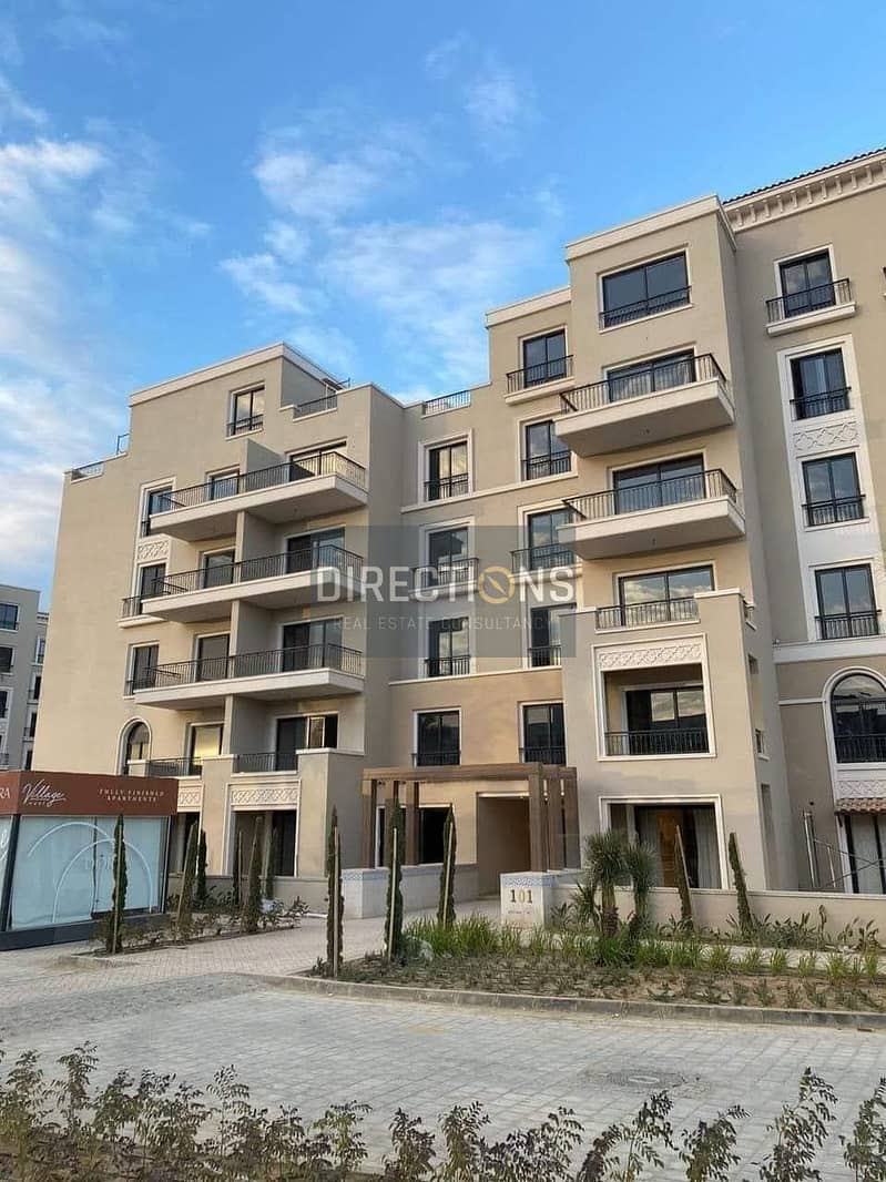 apartment, fully finished with air conditioners, for sale, RTM in, in Village West, by Dora Company, in the most vital areas of Sheikh Zayed 7