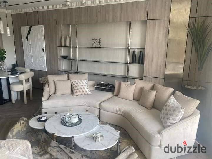 Duplex fully finished to super luxury standards, with a complete view of wide green spaces, for sale in the Al BROUJ compound in Al Shorouk. 3