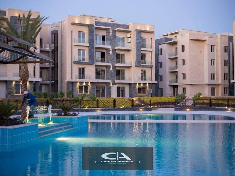 Apartment With Garden for sale in the heart of Fifth Settlement in Golden Square | Ready To Move | Prime Location | 10% Down Payment * Galleria * 7