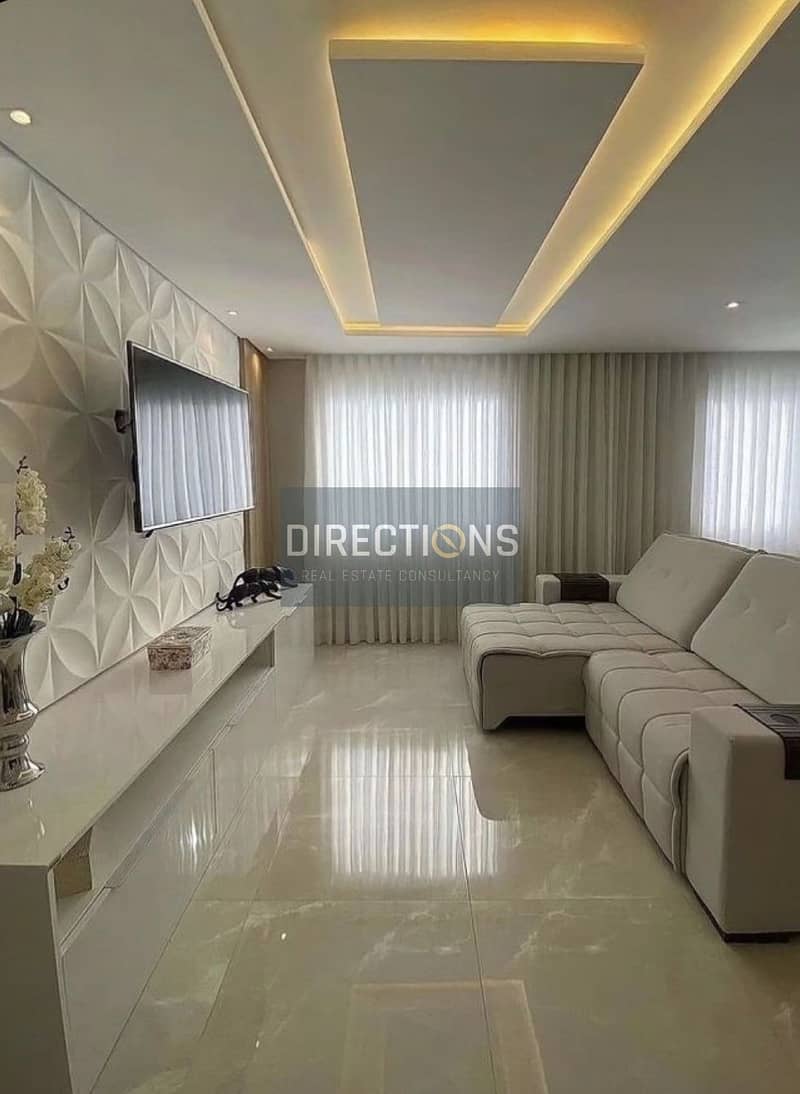 A Special division of a townhouse 220 m with Prime Location in Sheikh Zayed - Village West Compound 5