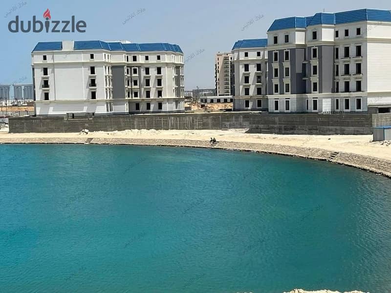 Apartment for sale in the North Coast in installments over 12 years  first row directly on the lagoon  fully finished  immediate delivery 1