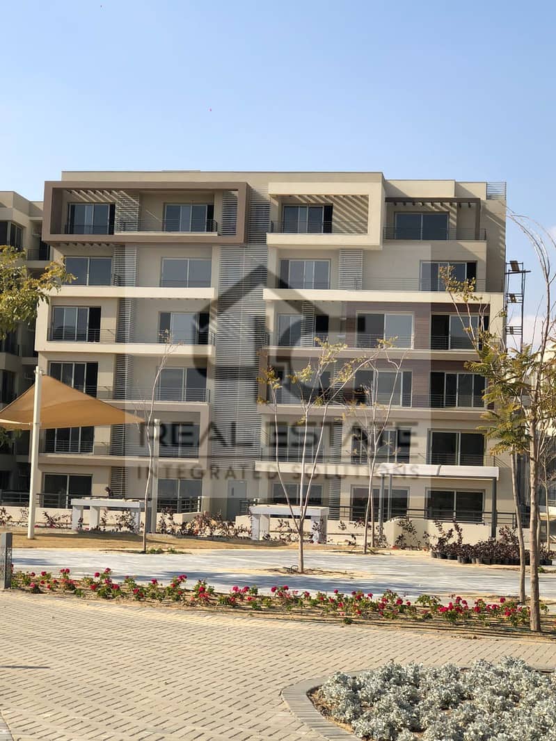 Apartment 206m ready to move prime location view landscape  with lowest price in Palm hills new cairo 3