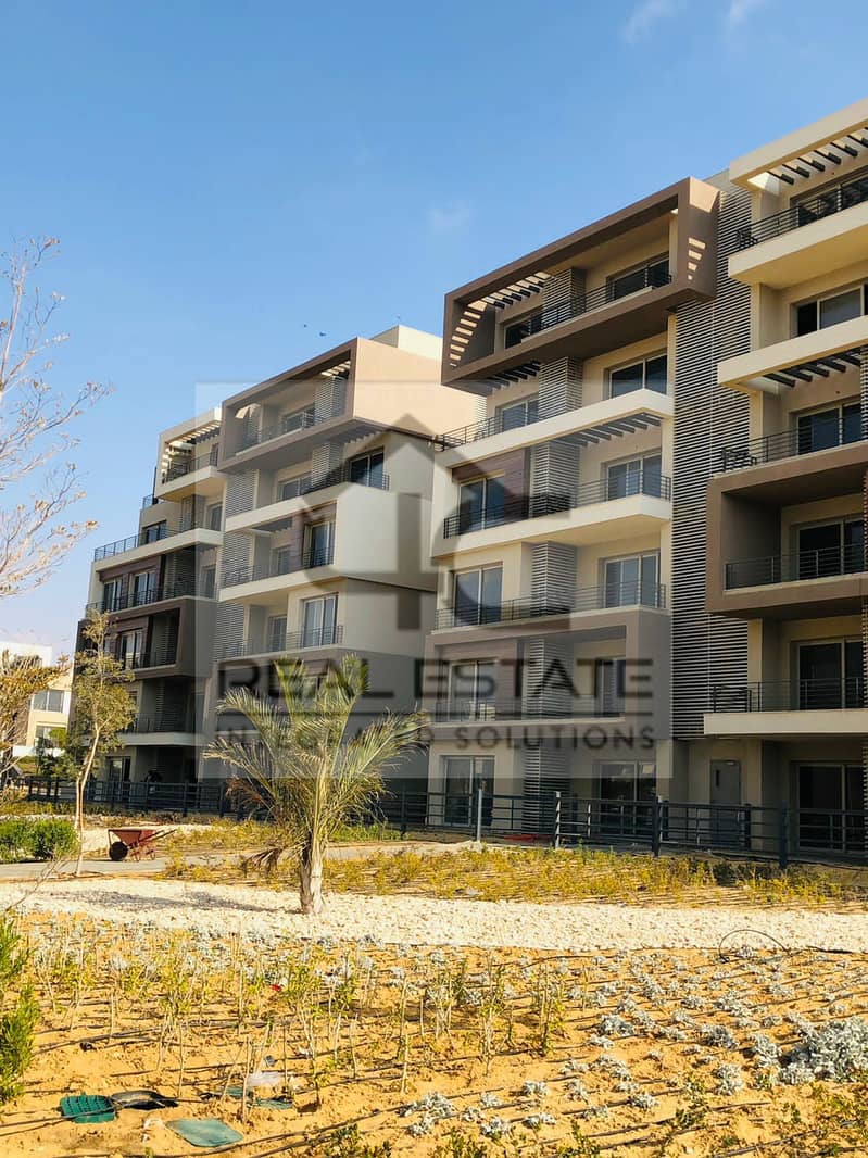 Apartment 206m ready to move prime location view landscape  with lowest price in Palm hills new cairo 12