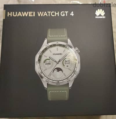 Huawei GT4 watch Never used ، ساعة هواوي gt4 بجميع المشتملات ضمان محلي