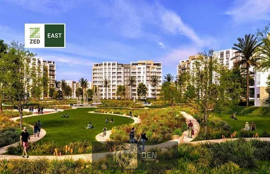 شقة كاملة التشطيب للبيع بالتكييفات في كمبوند "زيد إيست" Zed East ، القاهرة الجديدة 4