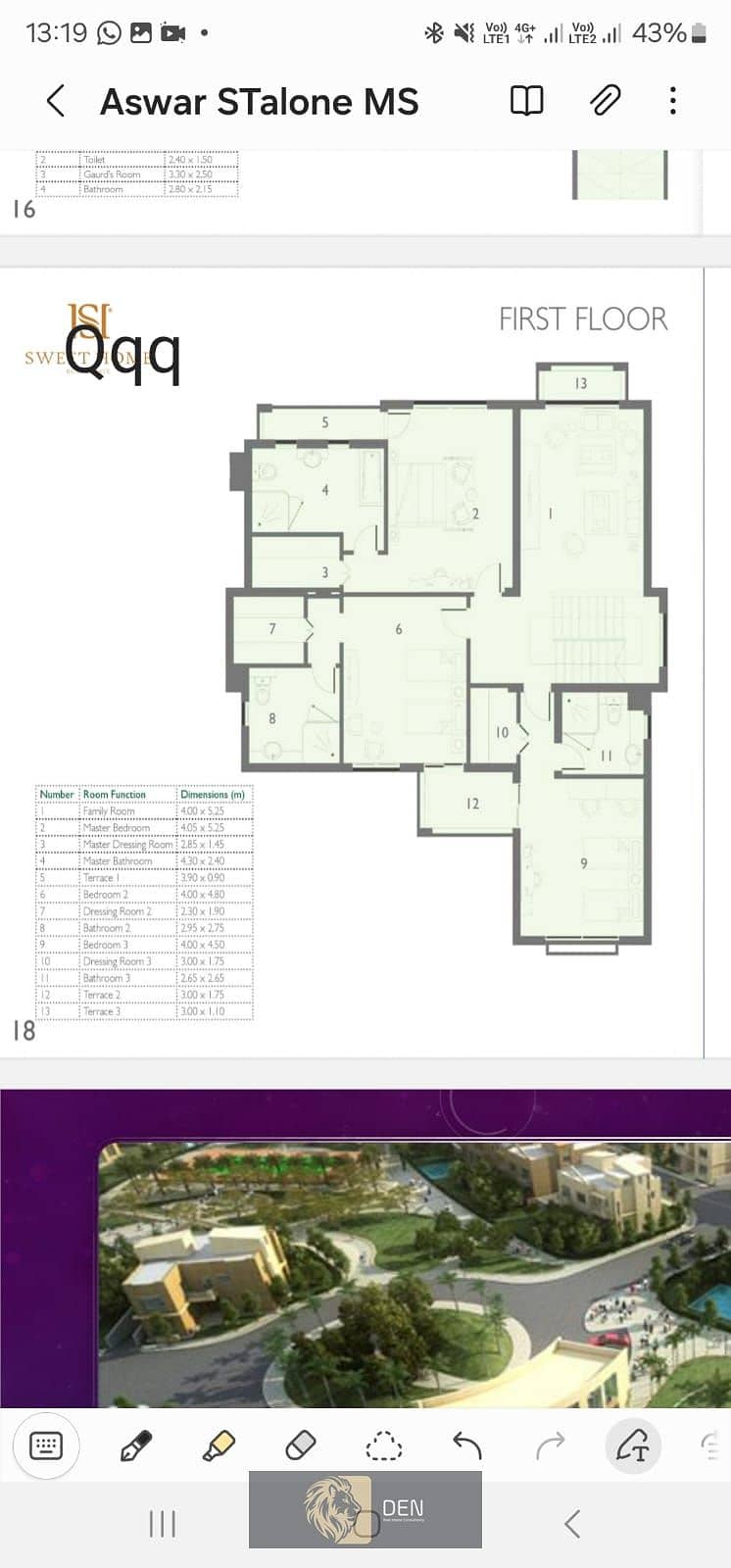 Stand Alone Villa Semi Finished in Aswar Residence Compound 8