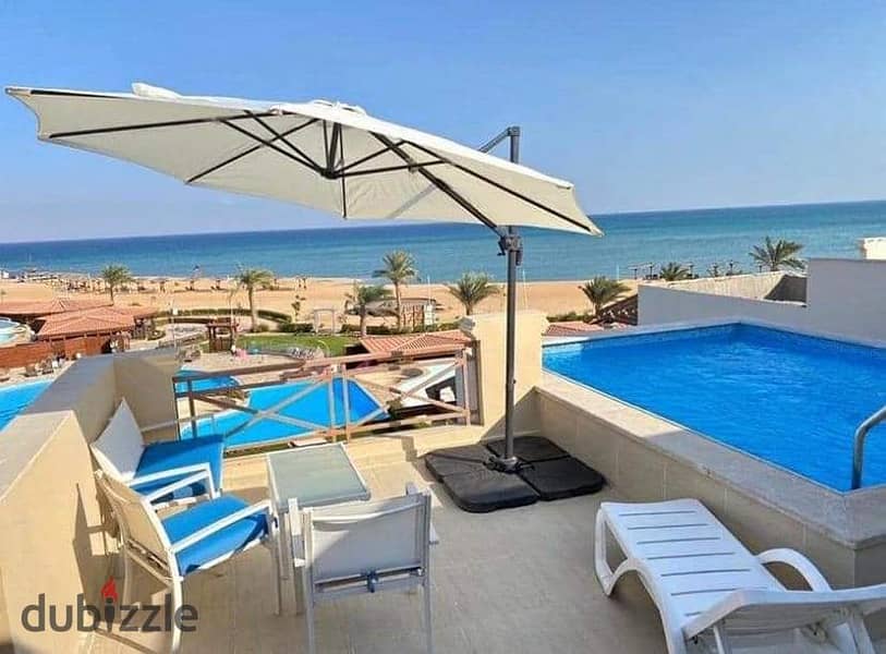 Villa with swimming pool for sale (immediate delivery) in Ain Sokhna in Blue Blue Village 2