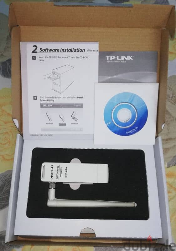 راوتر  ADSL HG531 v1 من فودافون  و USB TP-Link TL-WN722N 7