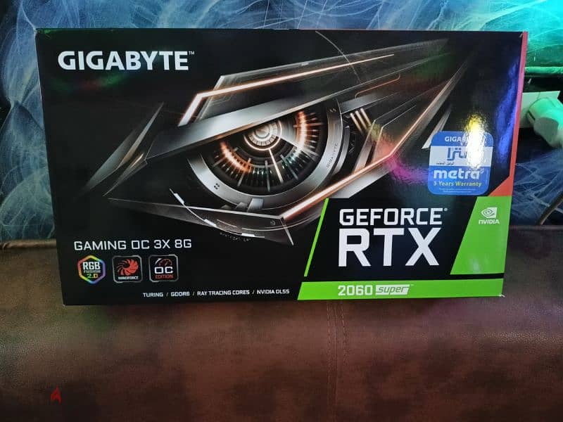 Gigabyte RTX 2060 super 8G Gaming OC 3X 5