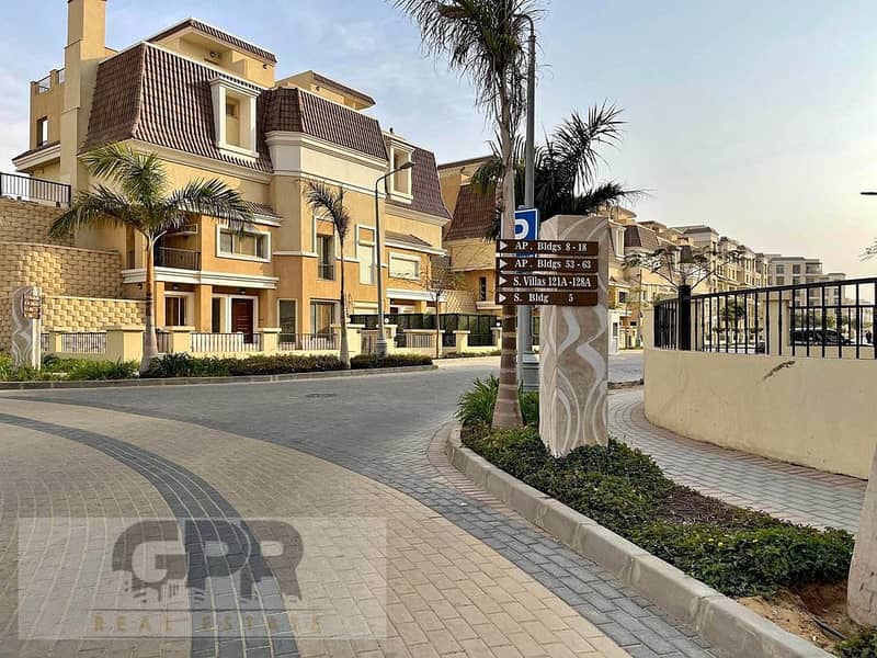 Luxury villa 4Beds next to open air mall madinaty in sarai compound (4Beds-3th floors) 0