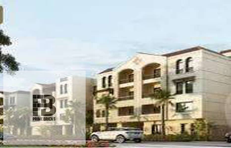 With a special discount, an apartment of 168 square meters with a landscape view in Ivy Residence, El Shorouk 2