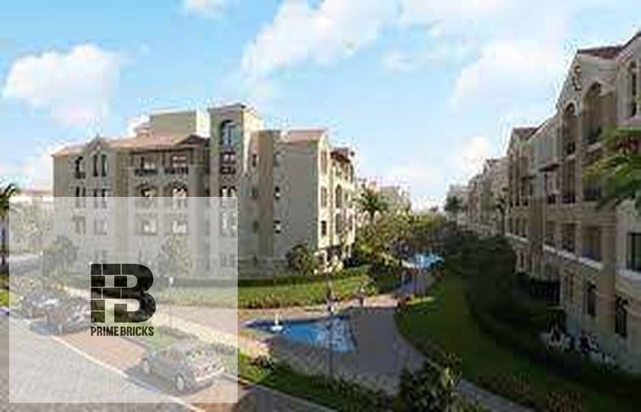 With a special discount, an apartment of 168 square meters with a landscape view in Ivy Residence, El Shorouk 8