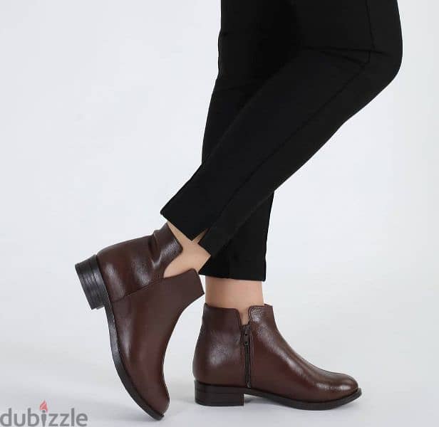 New Genuine Leather Half Boot winter 2024 3