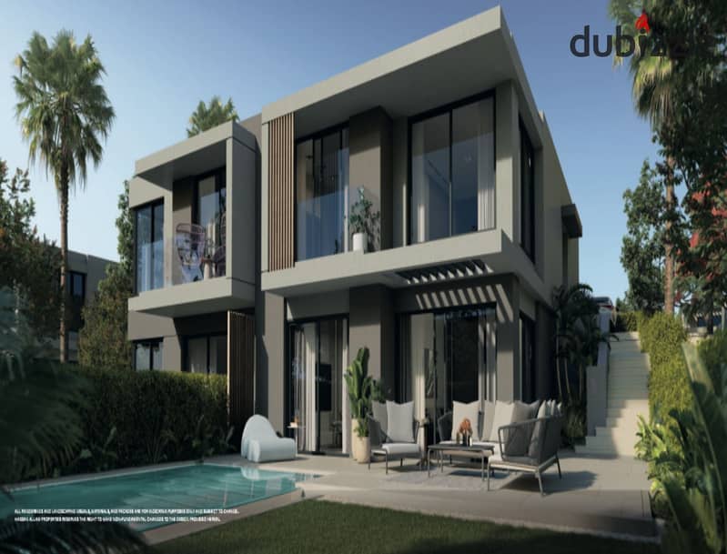 Townhouse with Hassan Allam Swan Lake West in Swan Lake, located near Palm Hills and New Giza. 7