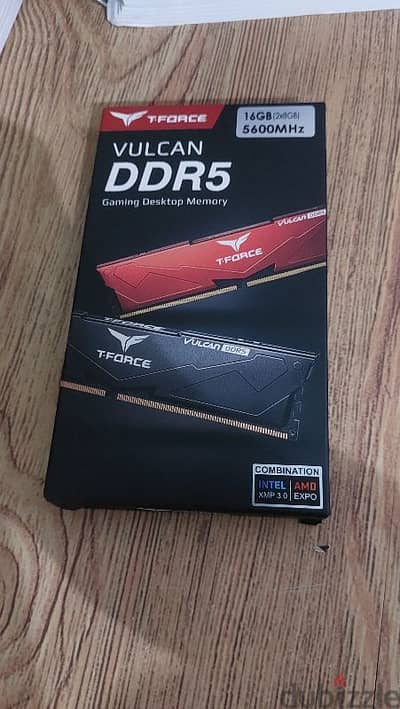 Brand new Sealed T-force Vulcan DDR5 5600MHz 16GB (2×8)