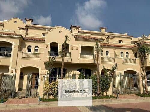 Twinhouse ready to move prime location - Patio 5 east Shorouk city 5