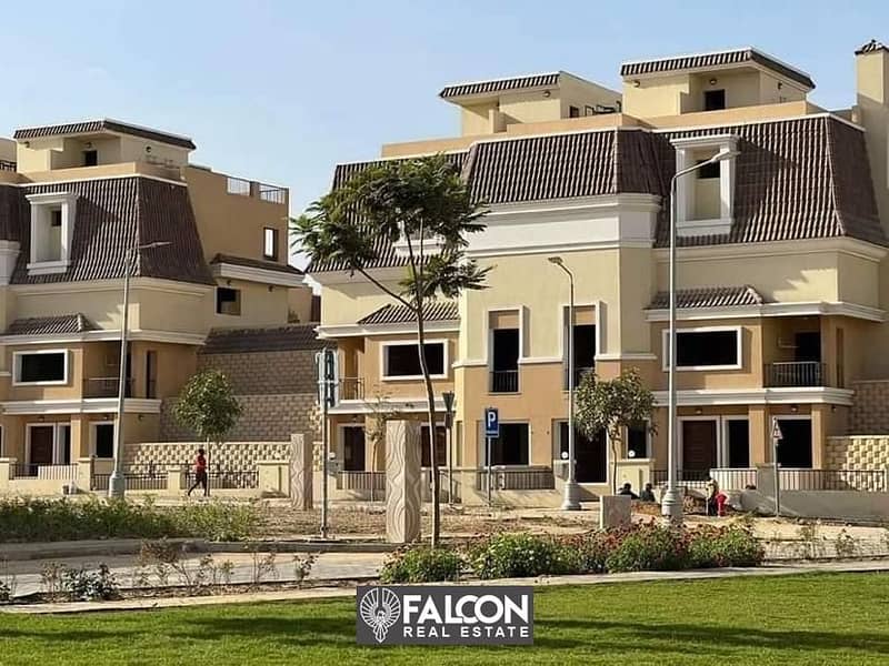 فيلا تاون هاوس | 4غرف | للبيع بالتقسيط في كمبوند سراي القاهرة الجديدة امام مدينتي / Villa For Sale In Sarai New Cairo 5