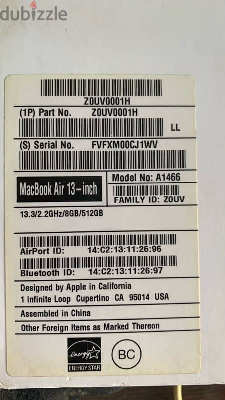 MacBook Air 13inch 2017 1