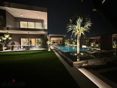 Villa 862m with private swimming pool in Hassan Allam Sheikh Zayed Swan Lake in installments