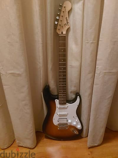 Fender squire bullet stratocaster HSS with guitar bag+strap+pick