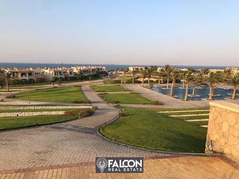 شاليه صف اول عل البحر متشطب للبيع استلام فوري (جاهز للسكن) لافيستا 6 العين السخنة / Chalet For Sale Lavista 6 Ain Sokhna 8