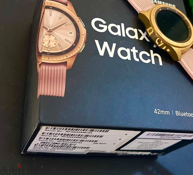 galaxy watch 42 mm Rose Gold 1