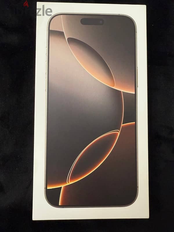 Iphone 16 promax , 256GB DESSERT PLATINUM , brand new ( sealed) 0