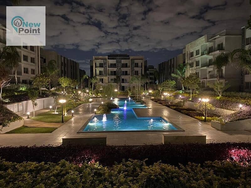 With a 10% down payment, own a two-bedroom apartment delivery now, minutes from the airport, in Galleria Compound, Fifth Settlement 0