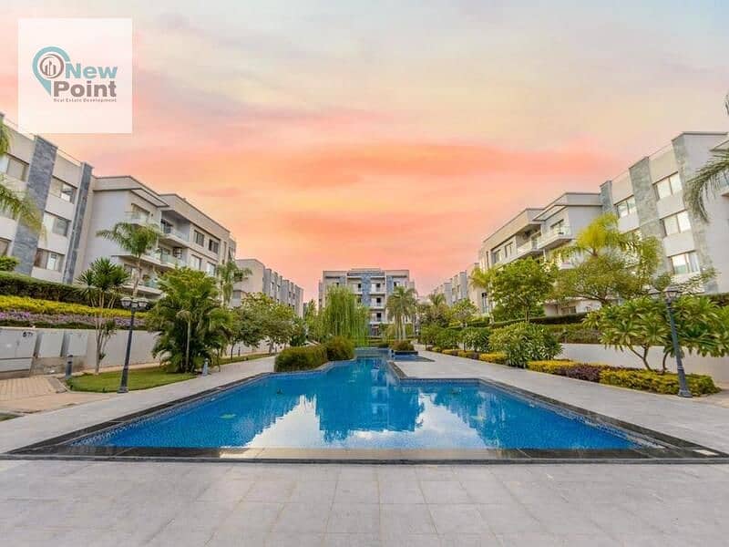 With a 10% down payment, own a two-bedroom apartment delivery now, minutes from the airport, in Galleria Compound, Fifth Settlement 3