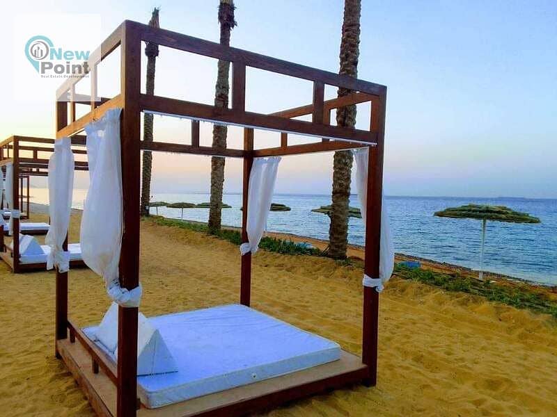 Immediately on the sea, receive a fully finished two-bedroom chalet in The Grove, Ain Sokhna 2