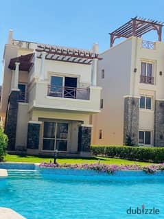 chalet for sale direct sea view at blue blue ain sokhna beside mountain view & lavista 0